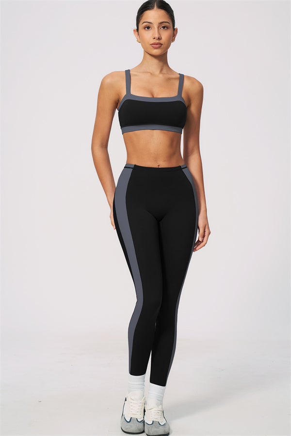 Ensemble 2 pièces Sandstone : brassière de sport et leggings