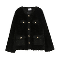 Chaqueta Lisa de piel sintética