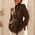 Chaqueta Sutton con cinturón