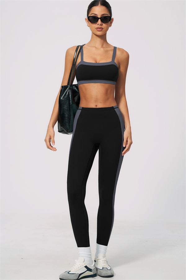 Ensemble 2 pièces Sandstone : brassière de sport et leggings