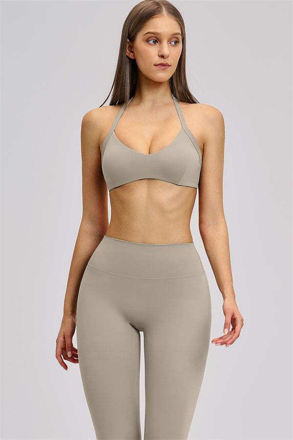 Conjunto de 2 piezas Zestful: sujetador deportivo y leggings