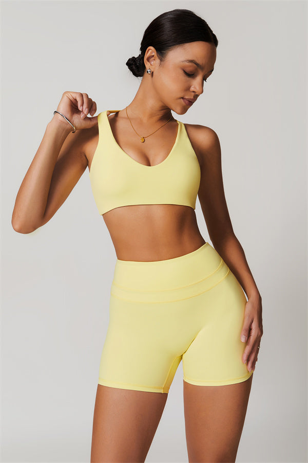 Ensemble 2 pièces Enigma : brassière de sport et short