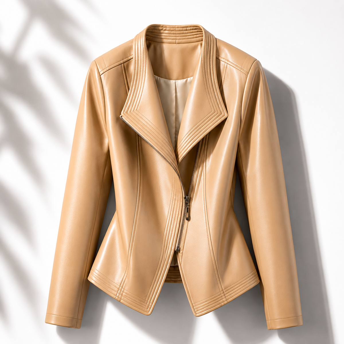 Chaqueta de cuero Francesca