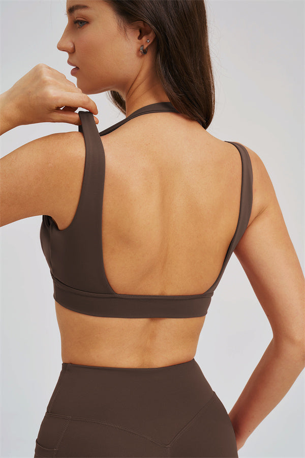 Ensemble 3 pièces Sizzle : veste zippée, brassière de sport et leggings évasés