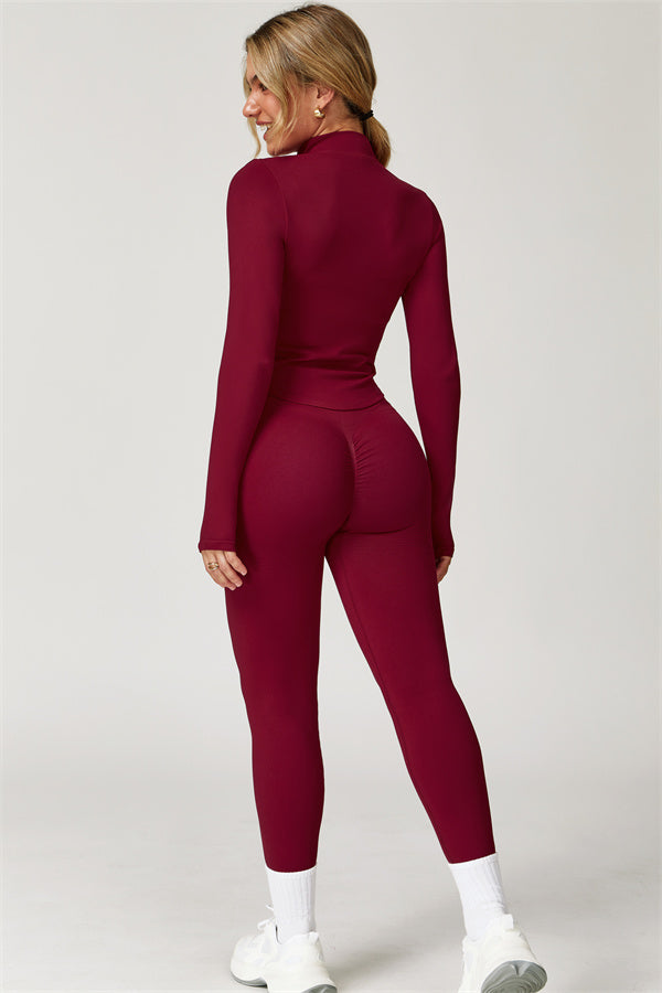 Delight 3-piece set: jacket, sports bra, and leggings