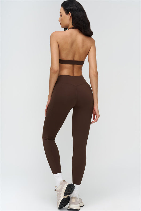 Conjunto de 2 piezas BoldFit: sujetador deportivo y leggings