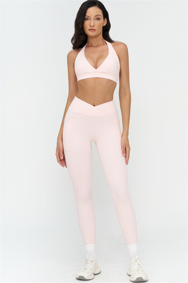 Conjunto de 2 piezas BoldFit: sujetador deportivo y leggings