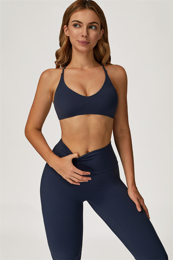 Lily 2-delige set met sport-bh en uitlopende legging