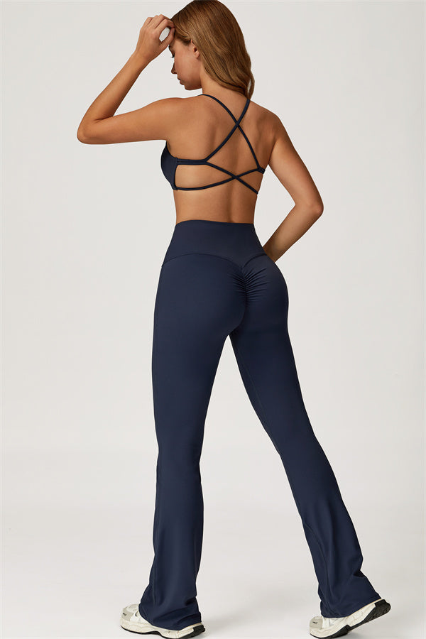 Lily 2-delige set met sport-bh en uitlopende legging
