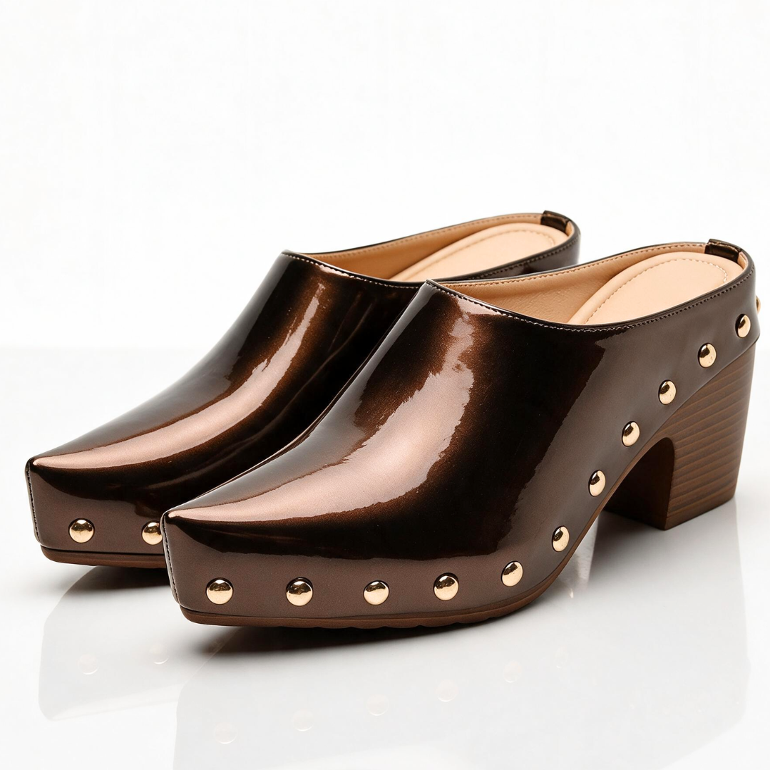 Mules Sutton con tachuelas