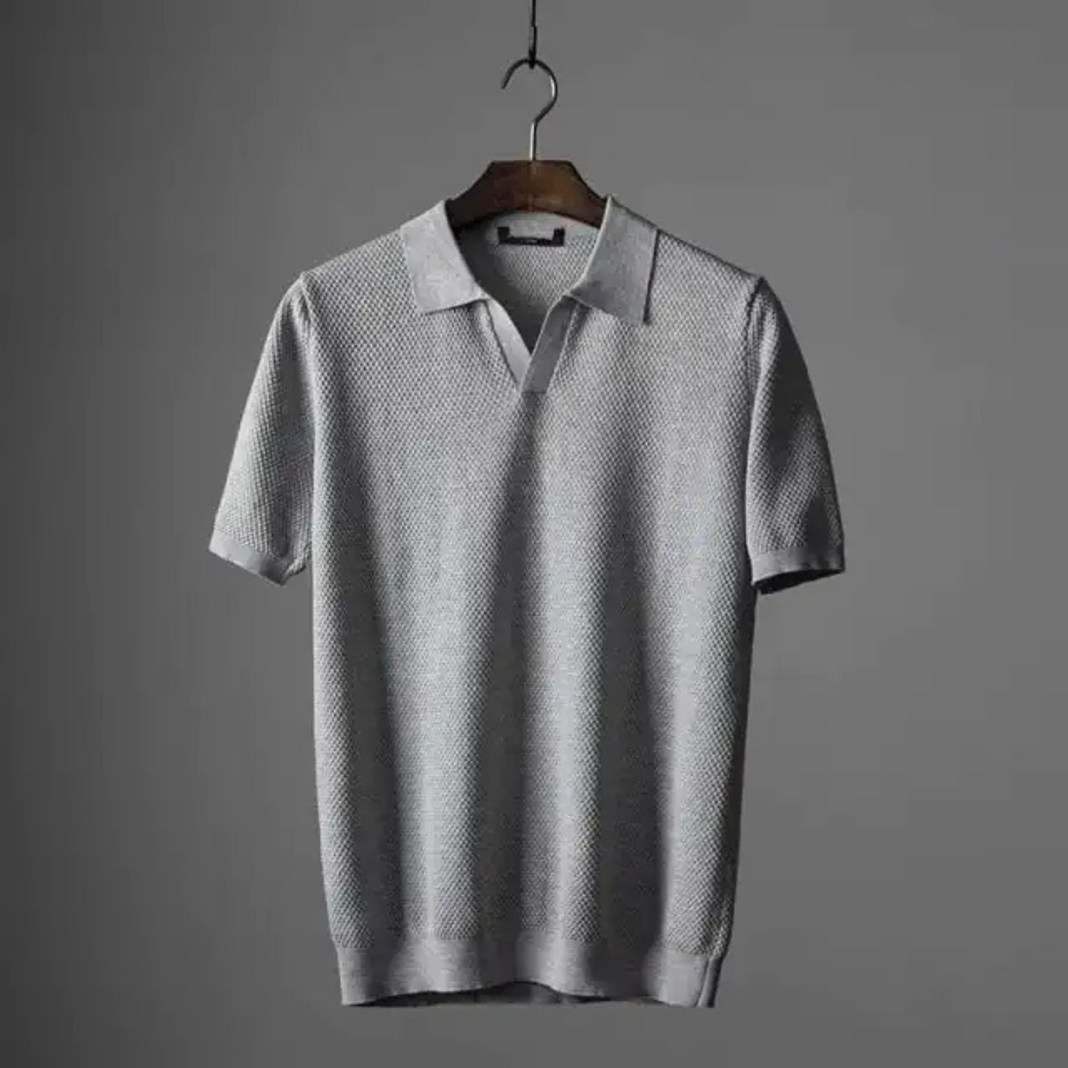 Polo Wesley de punto gofrado