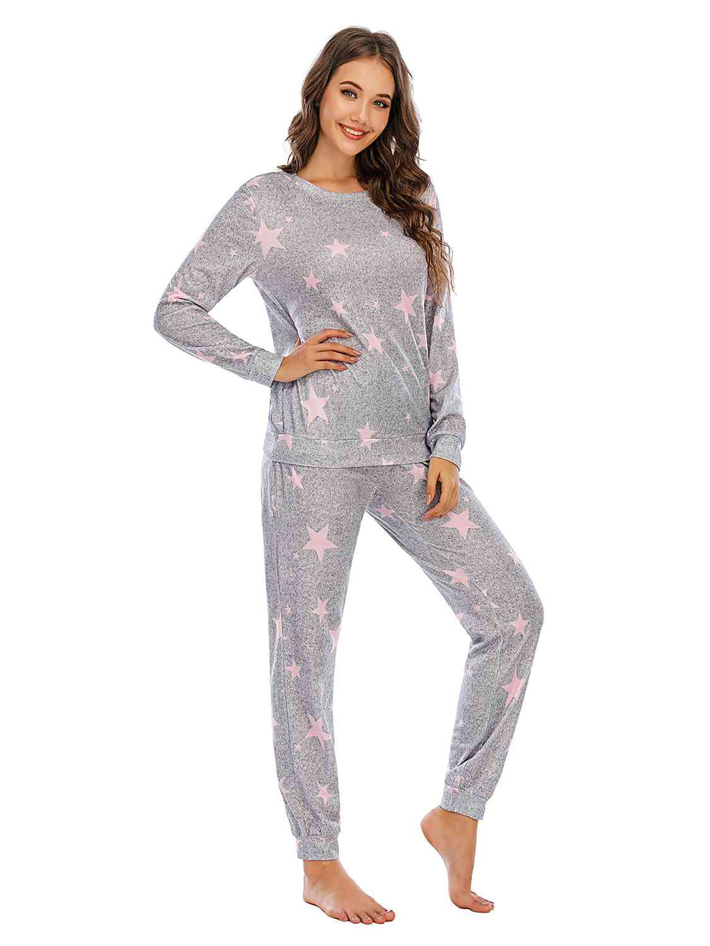 Star Top and Pants Lounge Set  Shop One Place