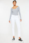 Jeans skinny Kancan de tiro medio y largo al tobillo