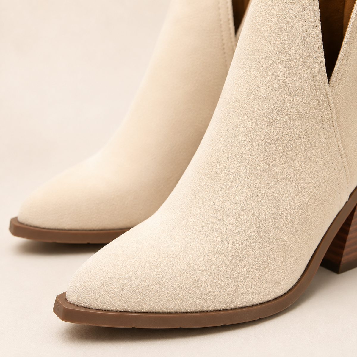 Botines de ante Elodie