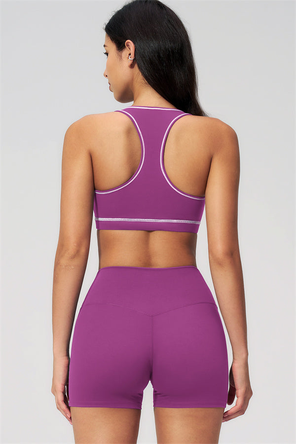 Conjunto de 2 piezas Venus: sujetador deportivo y shorts