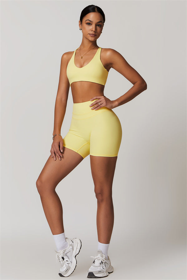Ensemble 2 pièces Enigma : brassière de sport et short