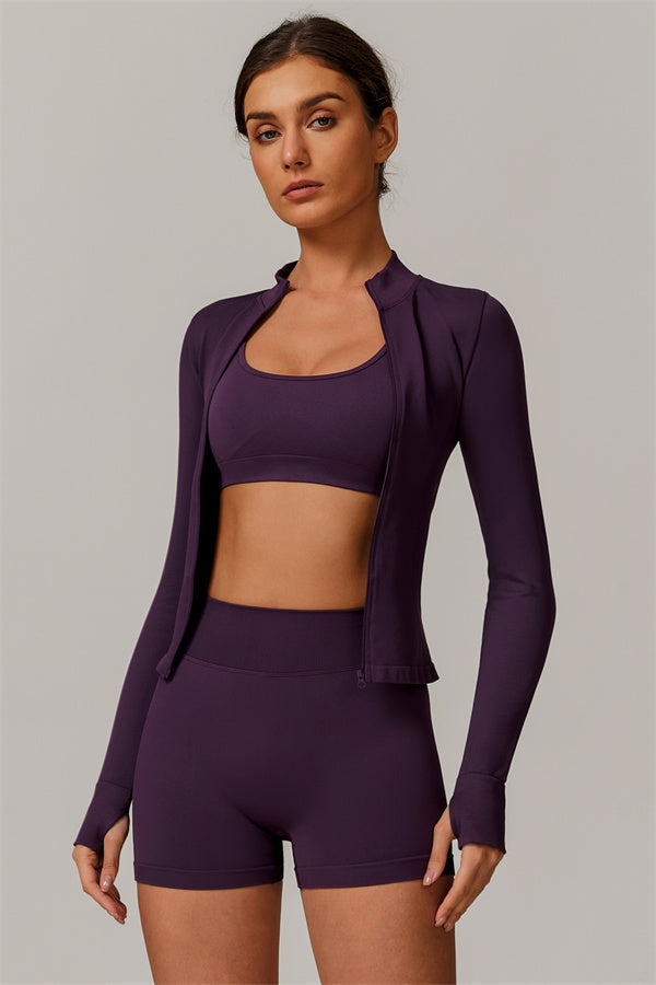 Conjunto Nova Luxe de 2 piezas: chaqueta y shorts