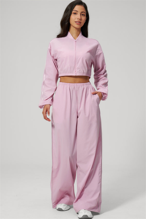 Conjunto de 2 piezas Spunk: chaqueta con protección UV y pantalones de chándal