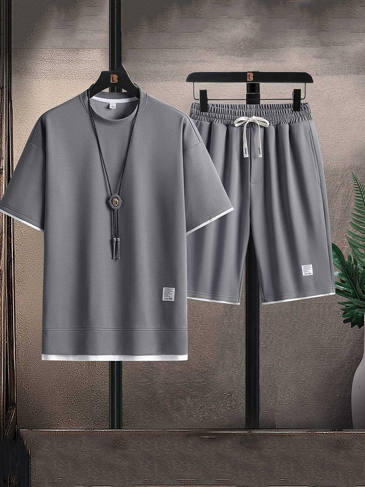Conjunto de estar por casa de punto gofrado Enzo