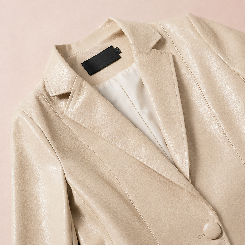 Blazer Harper de piel de cordero