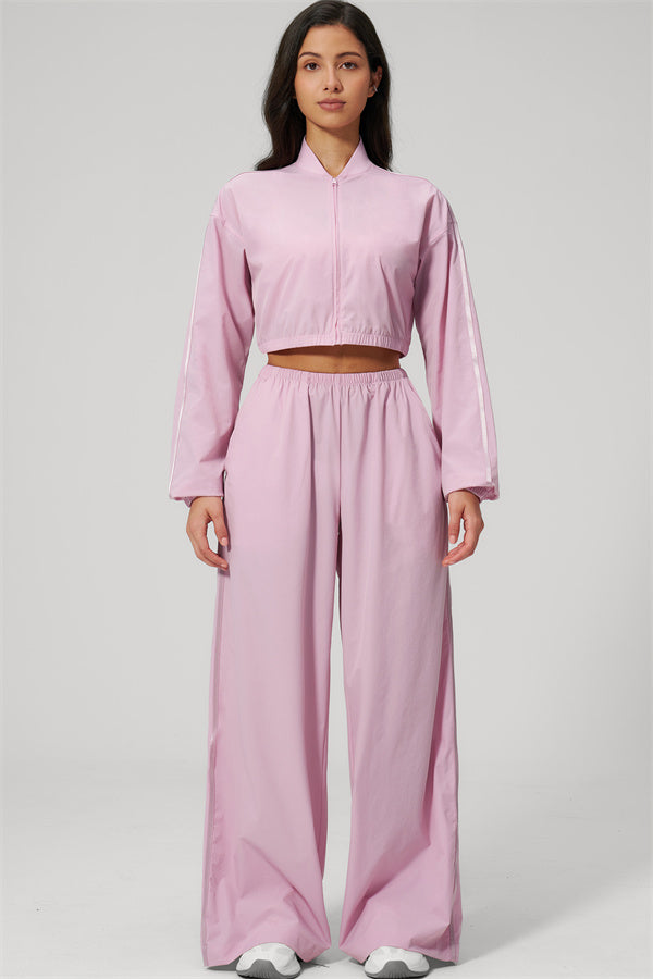 Conjunto de 2 piezas Spunk: chaqueta con protección UV y pantalones de chándal
