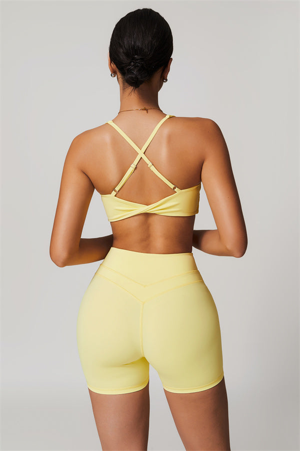 Ensemble 2 pièces Enigma : brassière de sport et short