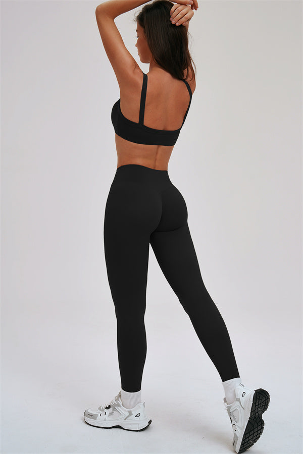 Conjunto Kinetic de 2 piezas: sujetador deportivo y leggings