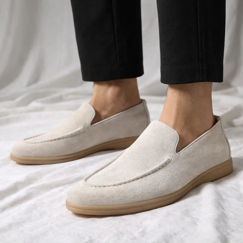 Mocasines de ante Fazio