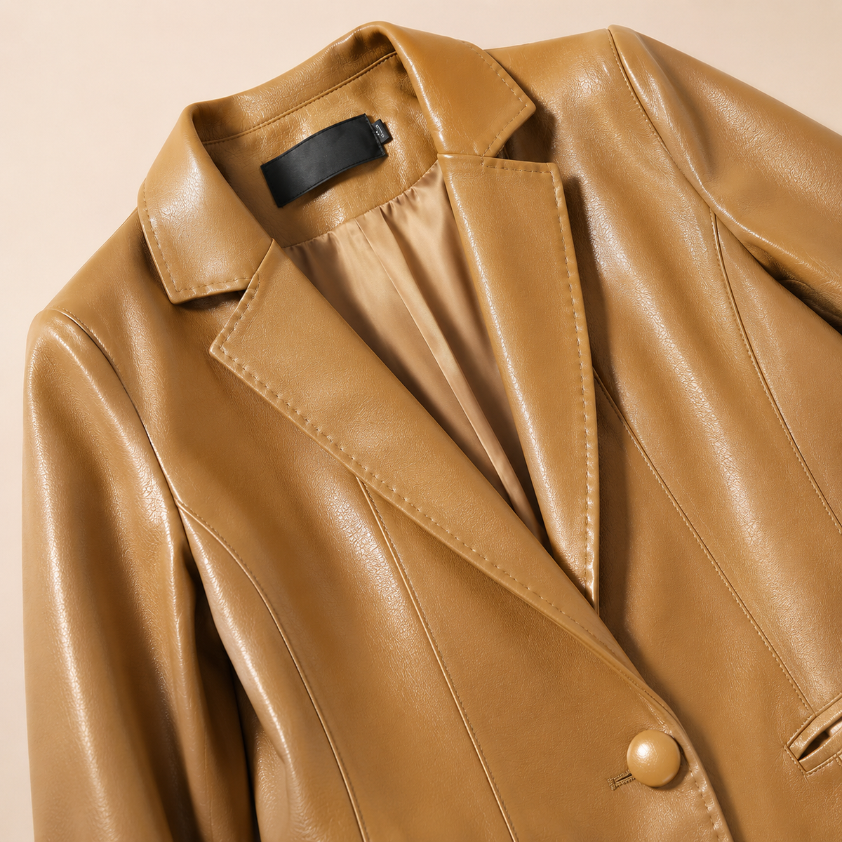 Blazer Harper de piel de cordero