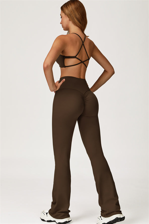 Lily 2-delige set met sport-bh en uitlopende legging
