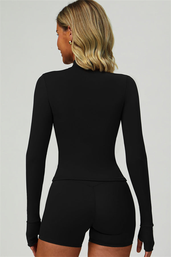 Conjunto de 3 piezas Elixir: chaqueta, sujetador deportivo y shorts