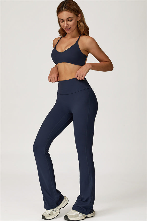 Lily 2-delige set met sport-bh en uitlopende legging