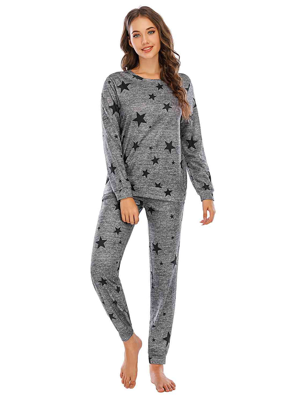 Star Top and Pants Lounge Set  Shop One Place