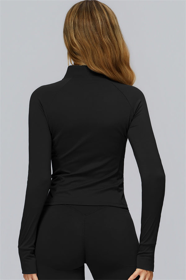 Conjunto de 2 piezas FlexCore Pure: chaqueta con cremallera y leggings acampanados