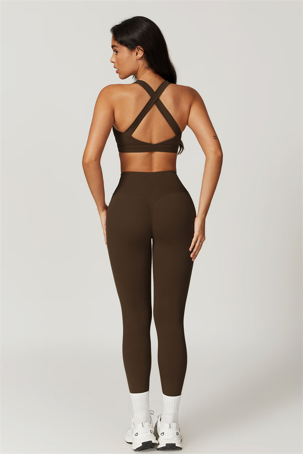 Ensemble 2 pièces Eloise : brassière de sport et legging
