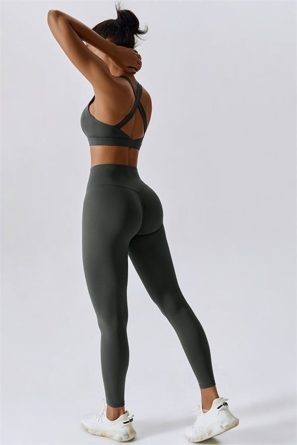 Ensemble 2 pièces Eloise : brassière de sport et legging