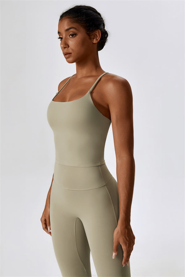 Lily Belle 2-teiliges Set: Sport-BH und ausgestellte Leggings