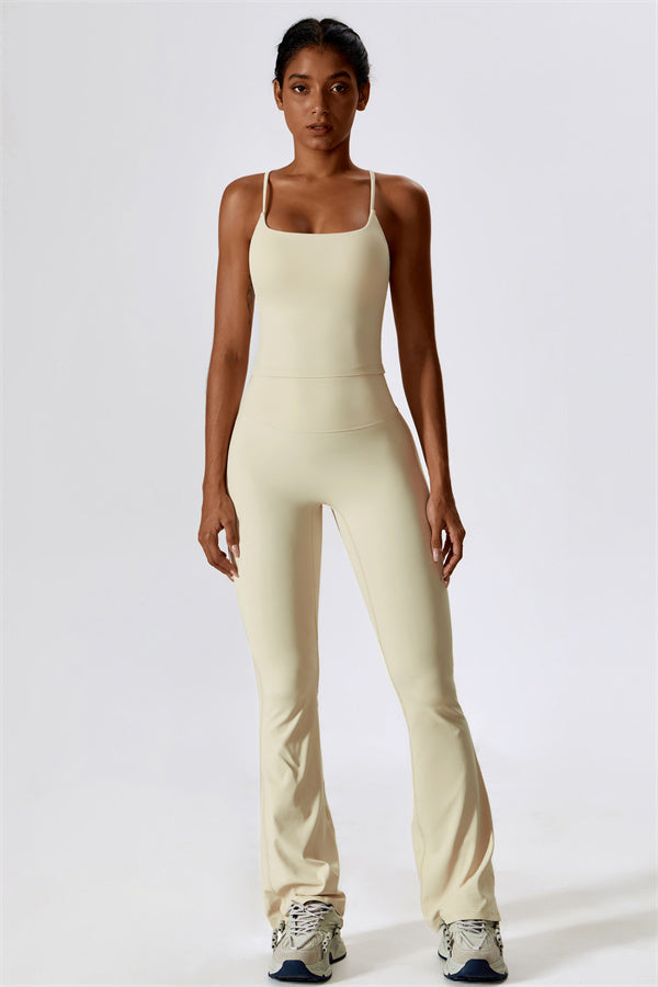 Lily Belle 2-teiliges Set: Sport-BH und ausgestellte Leggings