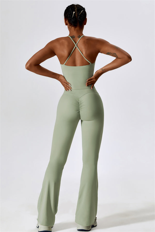 Lily Belle 2-teiliges Set: Sport-BH und ausgestellte Leggings