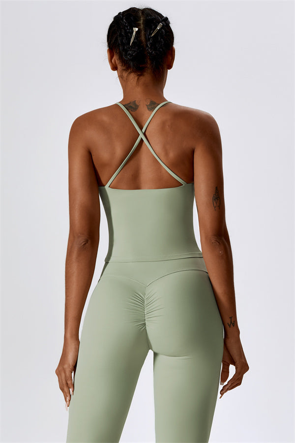Lily Belle 2-teiliges Set: Sport-BH und ausgestellte Leggings