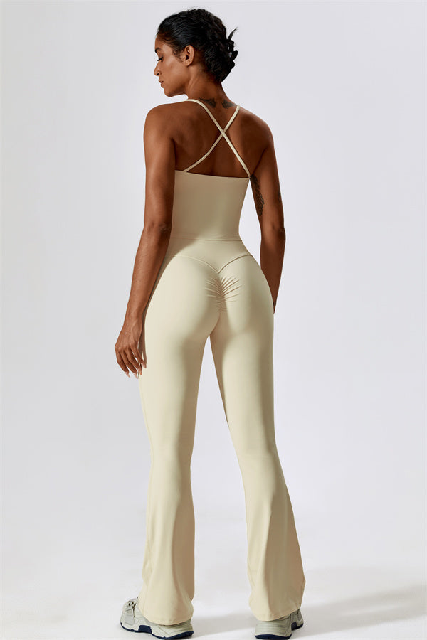 Lily Belle 2-teiliges Set: Sport-BH und ausgestellte Leggings