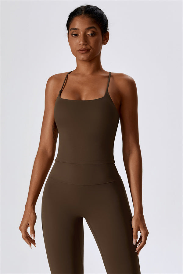 Lily Belle 2-teiliges Set: Sport-BH und ausgestellte Leggings