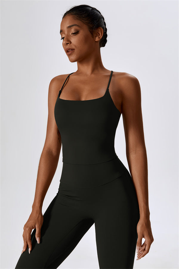 Lily Belle 2-teiliges Set: Sport-BH und ausgestellte Leggings