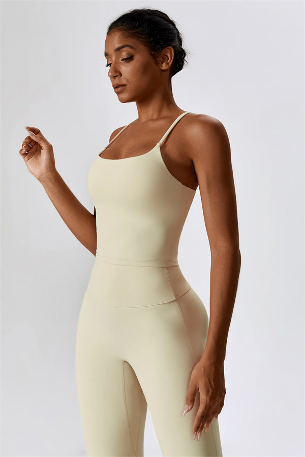 Lily Belle 2-teiliges Set: Sport-BH und ausgestellte Leggings