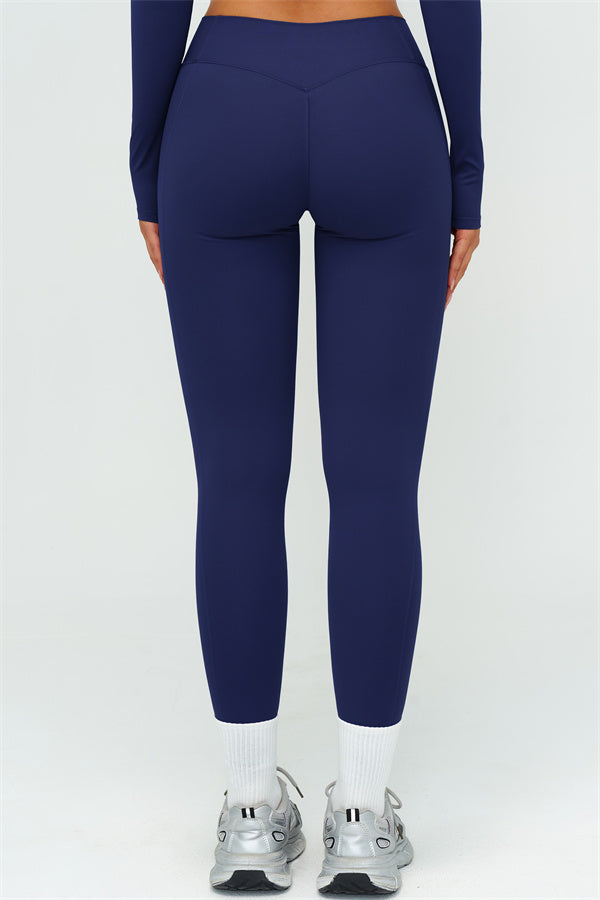 Lushness 2-delige set: cropped top met lange mouwen en leggings