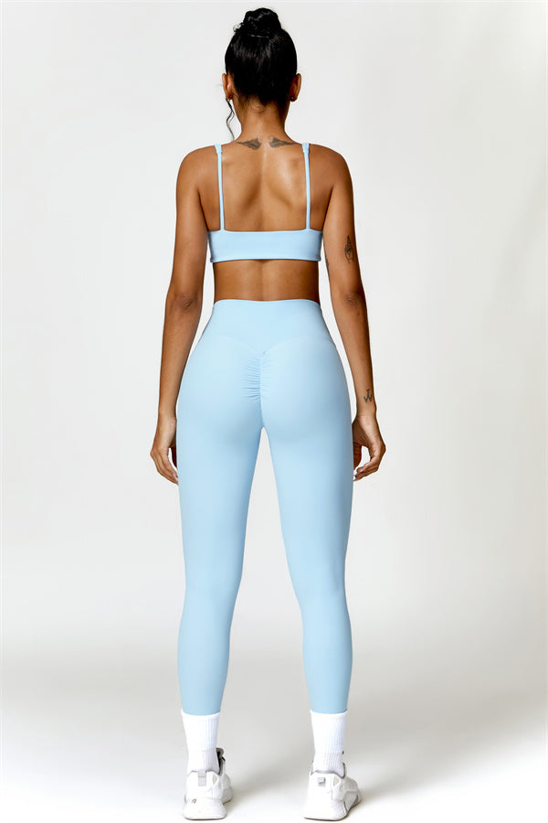 Completo 2 pezzi Olivia: reggiseno sportivo e leggings