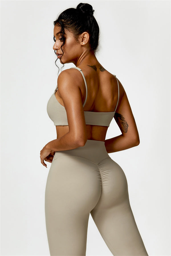 Completo 2 pezzi Olivia: reggiseno sportivo e leggings