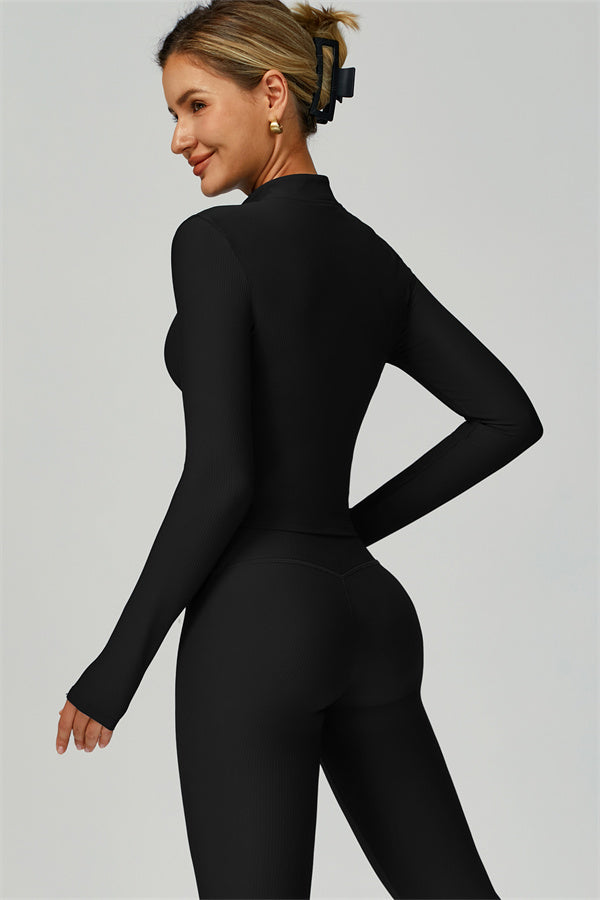 Set da 3 pezzi Burst: giacca, reggiseno sportivo e leggings