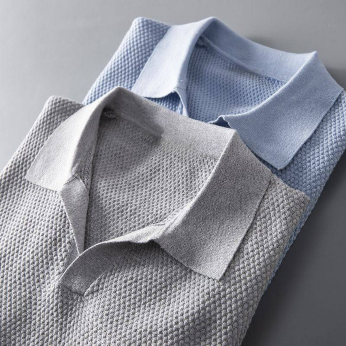 Polo Wesley de punto gofrado