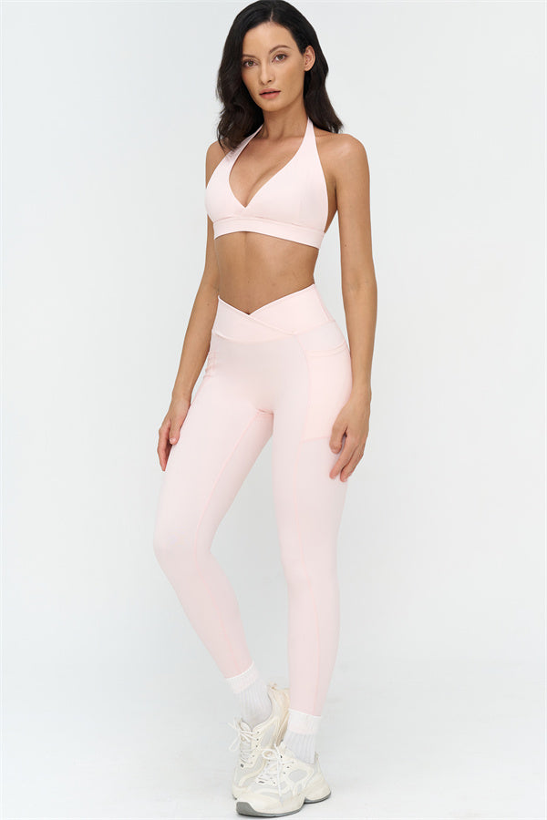 Conjunto de 2 piezas BoldFit: sujetador deportivo y leggings